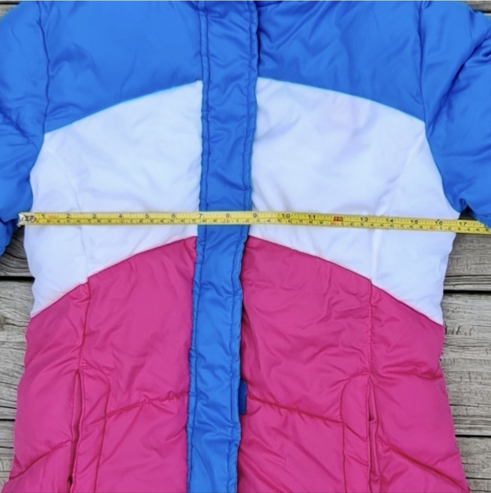 ✨See New Listing✨ Girl's S 14/16 Puffer Jacket Coat W/ Hood Fleece Lined Pockets - Picture 5 of 16